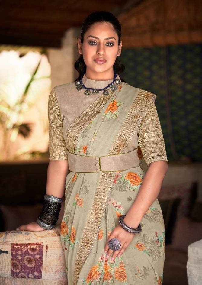 Kashvi Madhuri Latest Designer Ethnic Wear Georgette Saree Collection